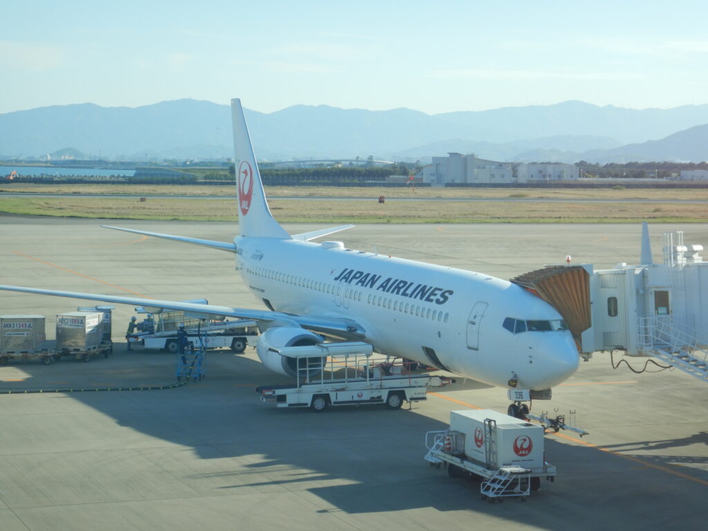 日本航空JL455-462便 羽田＝徳島フライト(4) JL462便クラスJ フライト 